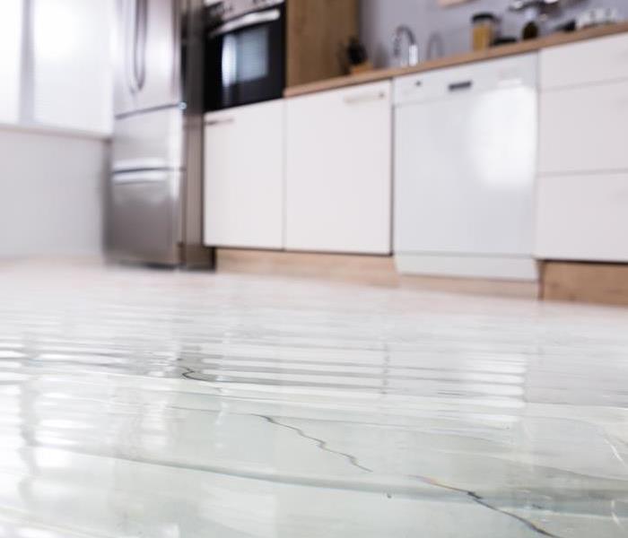flooded floor kitchen